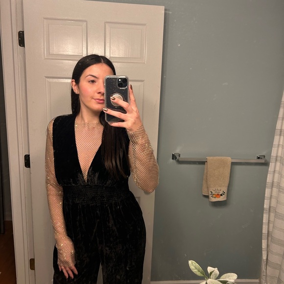 Free People sequin long sleeve - Picture 3 of 4